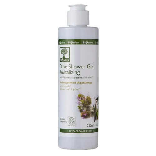 DATOVARER BEDST FØR 10/2025 - BIOselect® - Olive shower gel - Revitalizing
