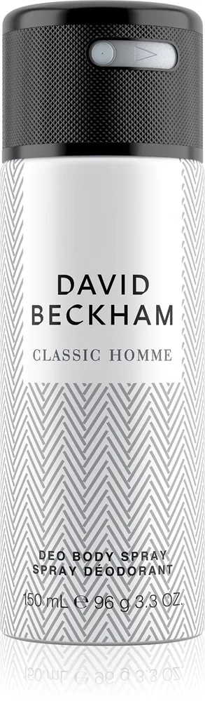 David Beckham Classic Homme Spray deodorant til mænd 150 ml