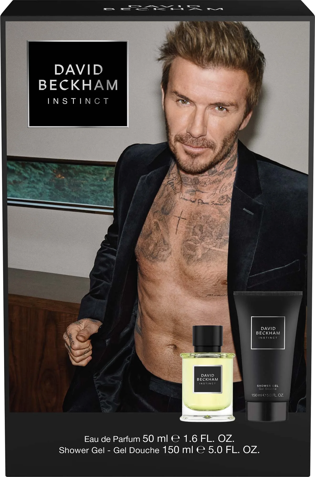 David Beckham Gift Set Instinct Eau De Parfum 50 ml + Shower Gel 150 ml 0 kpl