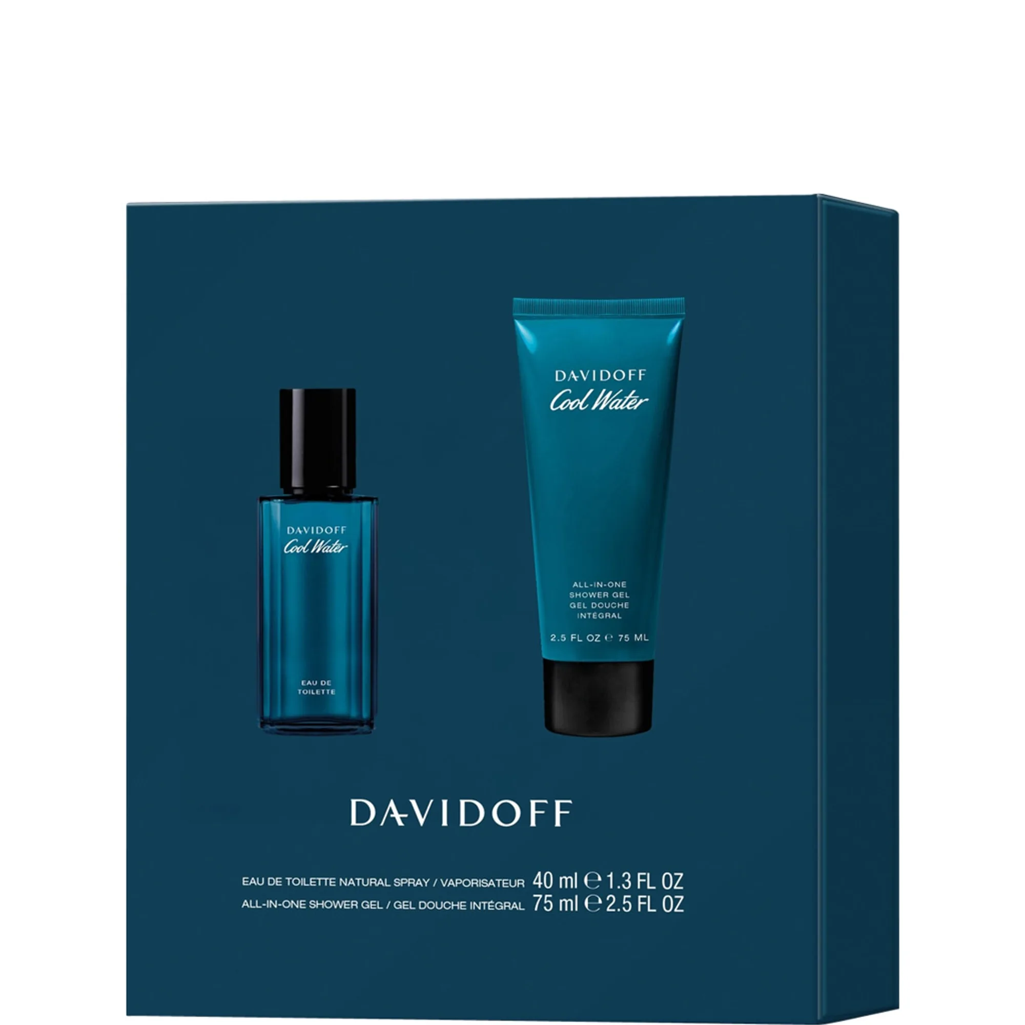 Davidoff Cool water Eau de Toilette - og brusegel Duftsæt