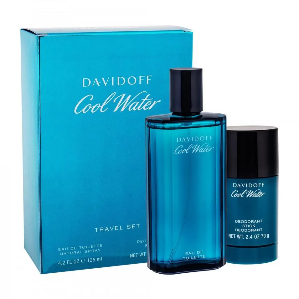 Giftset Davidoff Cool Water Edt 125ml + Deostick 75ml