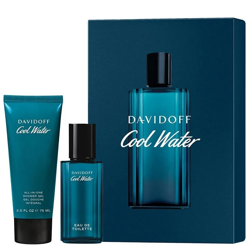 Davidoff Cool Water Man EdT 40ml Perfume/75ml Shower Gel Set