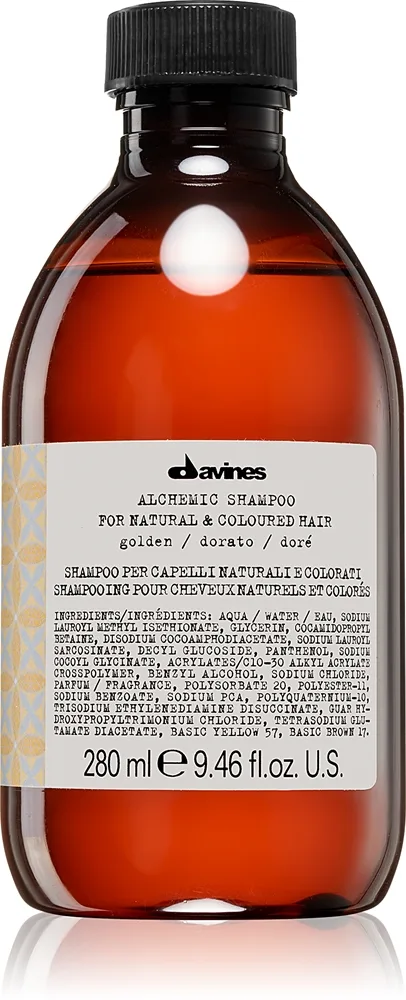 Davines Alchemic Shampoo Golden Schampo För färgat hår 280 ml