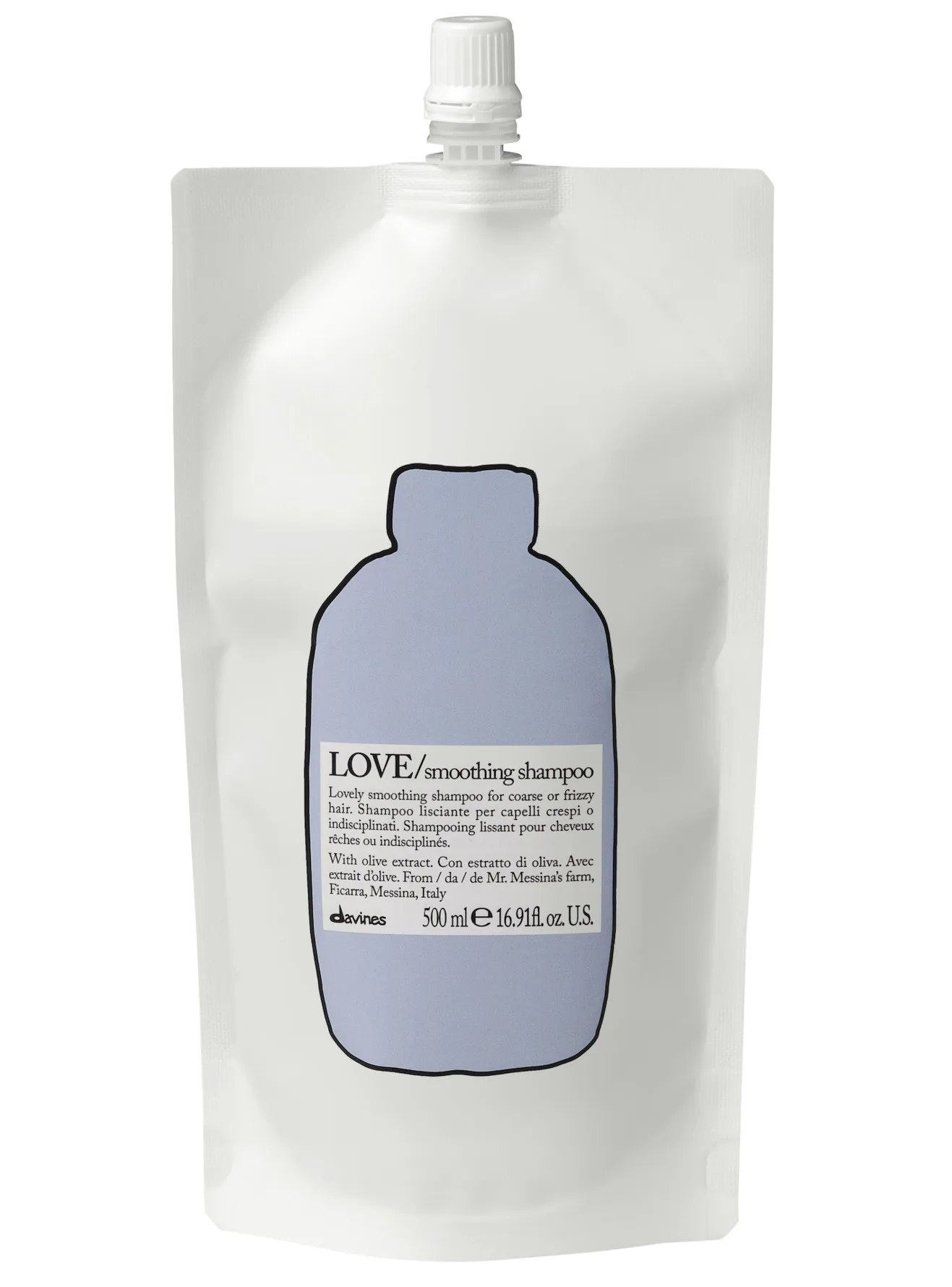 Davines Essential Haircare Love Smooth Shampoo Refill 500 ml