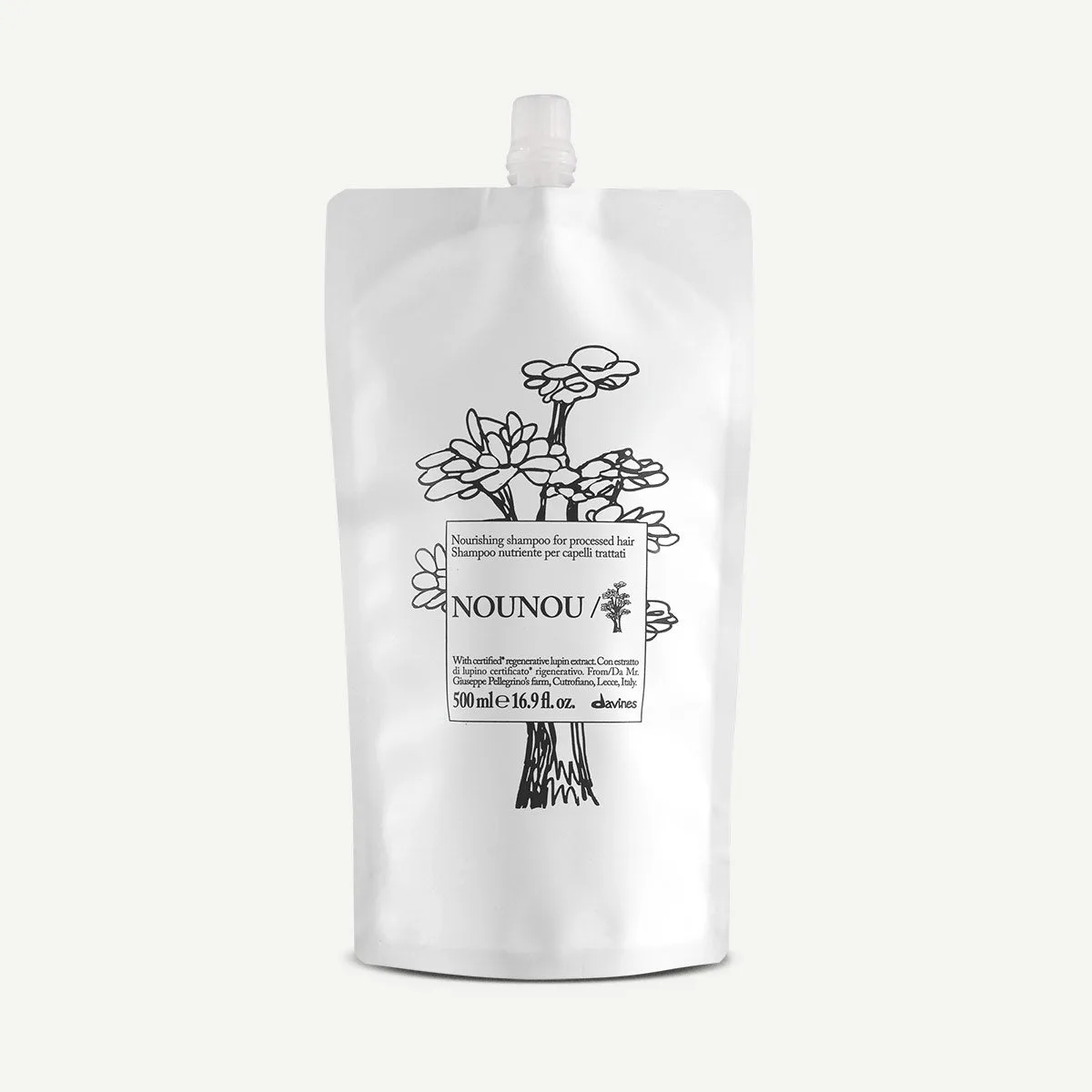 Davines Nounou Shampoo Refill Pouch 500 ml