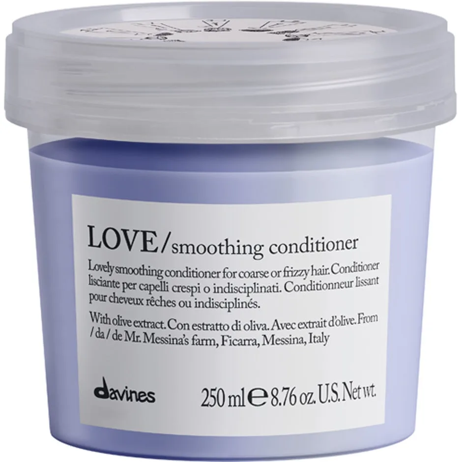 Davines LOVE Conditioner Lovely Smoothing Conditioner For Coarse Or Frizzy Hair - 250 ml