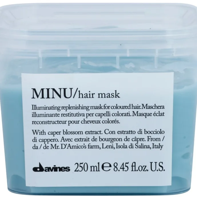 Davines Minu Caper Blossom uudistava naamio värjätyille hiuksille 250 ml