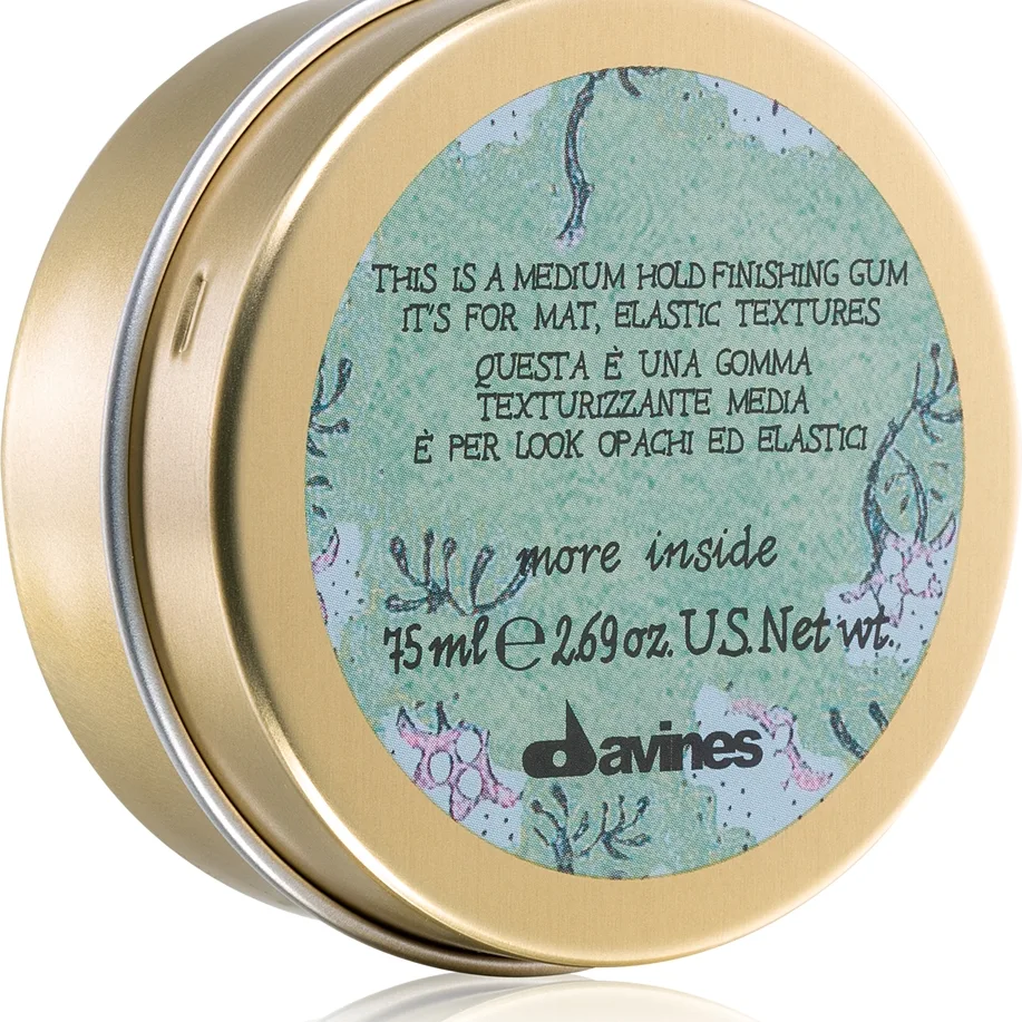 Davines More Inside Medium Hold Finishing Gum muotoilukumi mattapinnan saamiseksi 75 ml