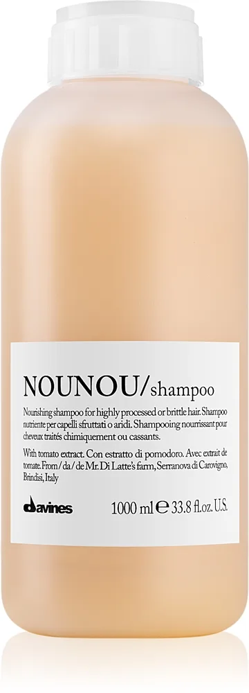 Davines NouNou ravitseva shampoo kuiville ja hauraille hiuksille 1000 ml