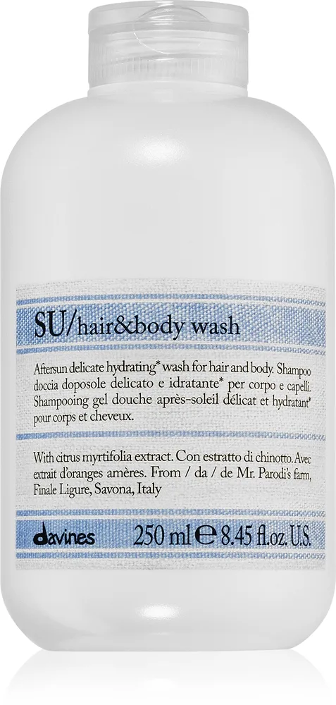 Davines SU Hair & Body Wash 75 ml