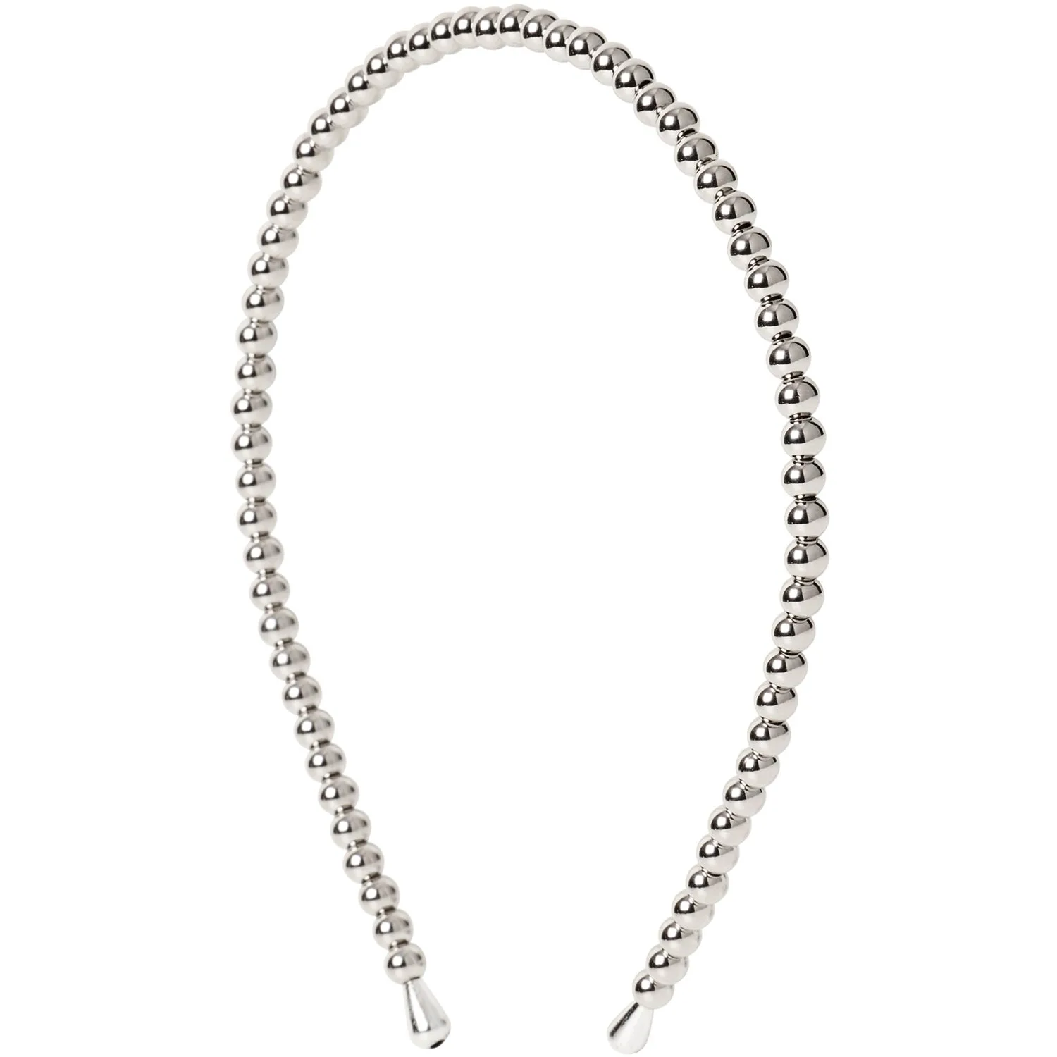 DAY ET Beaded Chrome Slim Hair 14000 Silver
