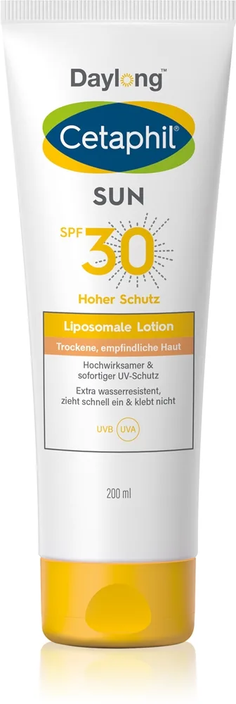 Daylong Cetaphil SUN Liposomal Lotion Solbrunende mælk til sensitiv hud SPF 30 200 ml
