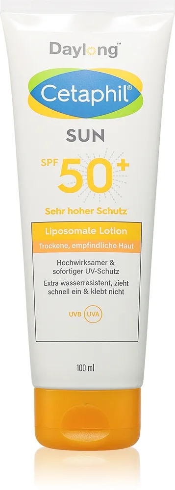 Daylong Cetaphil SUN Liposomal Lotion Solbrunende mælk til sensitiv hud SPF 50+ 100 ml