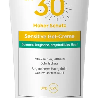 Daylong Cetaphil SUN Sensitive Gel-Creme Lätt skyddsgel-kräm för känslig hud SPF 30 200 ml