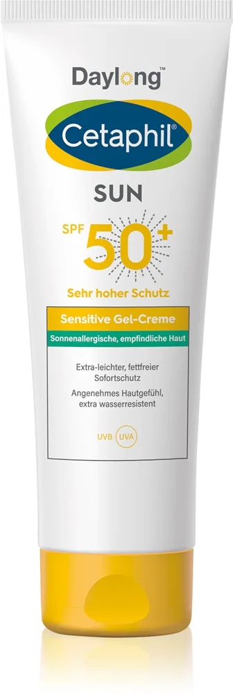Daylong Cetaphil SUN Sensitive Gel-Creme Let beskyttende cremegel til sensitiv hud SPF 50+ 100 ml