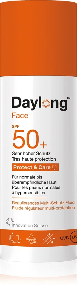 Daylong Protect & Care Face Fluid SPF50+ Skyddande vätska för alla hudtyper inklusive känslig SPF 50+ 50 ml