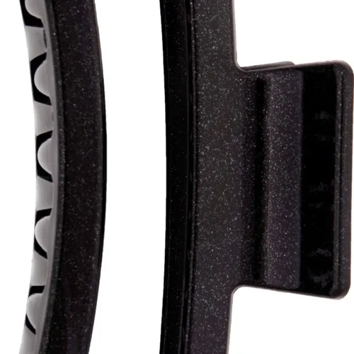 Dazzling Hair Clip Black Glitter