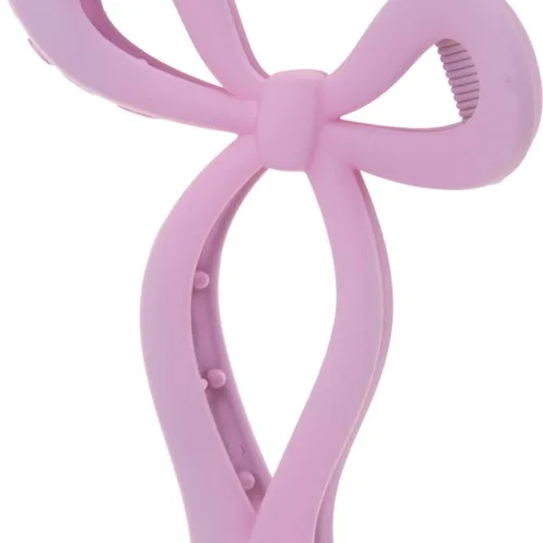 Dazzling Hair Clip Bow Light Purple