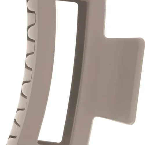 Dazzling Hair Clip Square 8,5 cm Beige