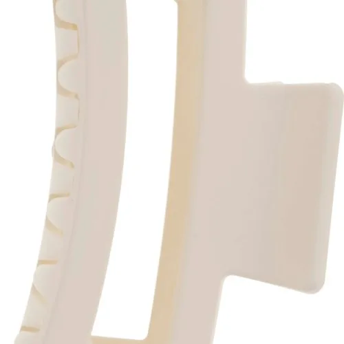 Dazzling Hair Clip Square 8,5 cm Off White