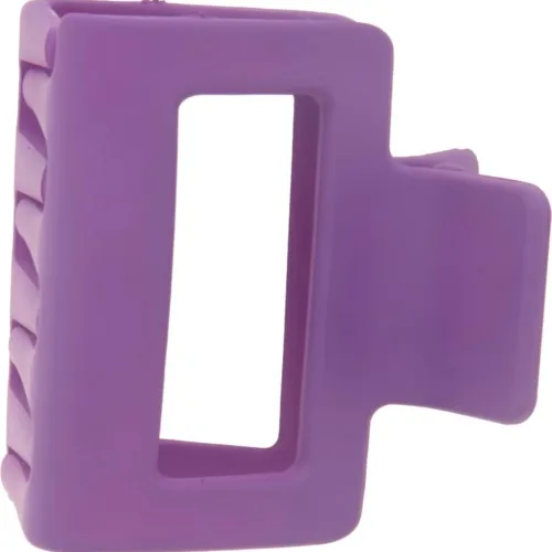 Dazzling Hair Clip Square Mini Electric Purple