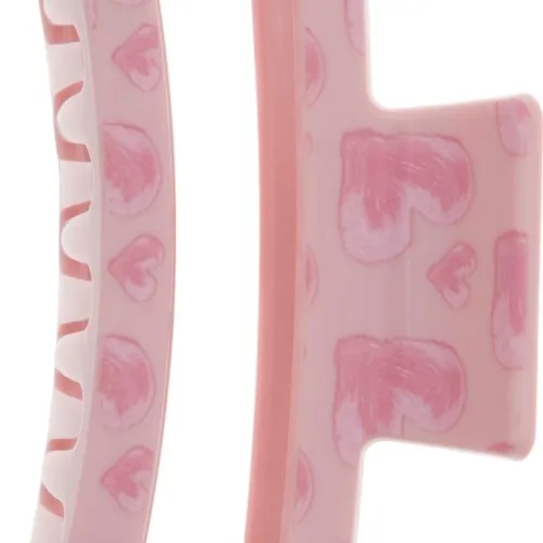 Dazzling Hair Clip Valentine Pink