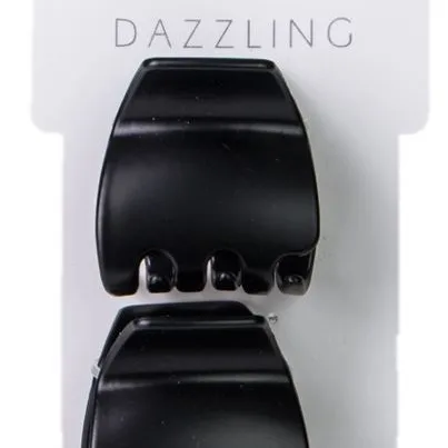Dazzling Hår 2-pack hiusklipsit, matta