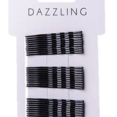 Dazzling Bobbipins Svarta 30-pack