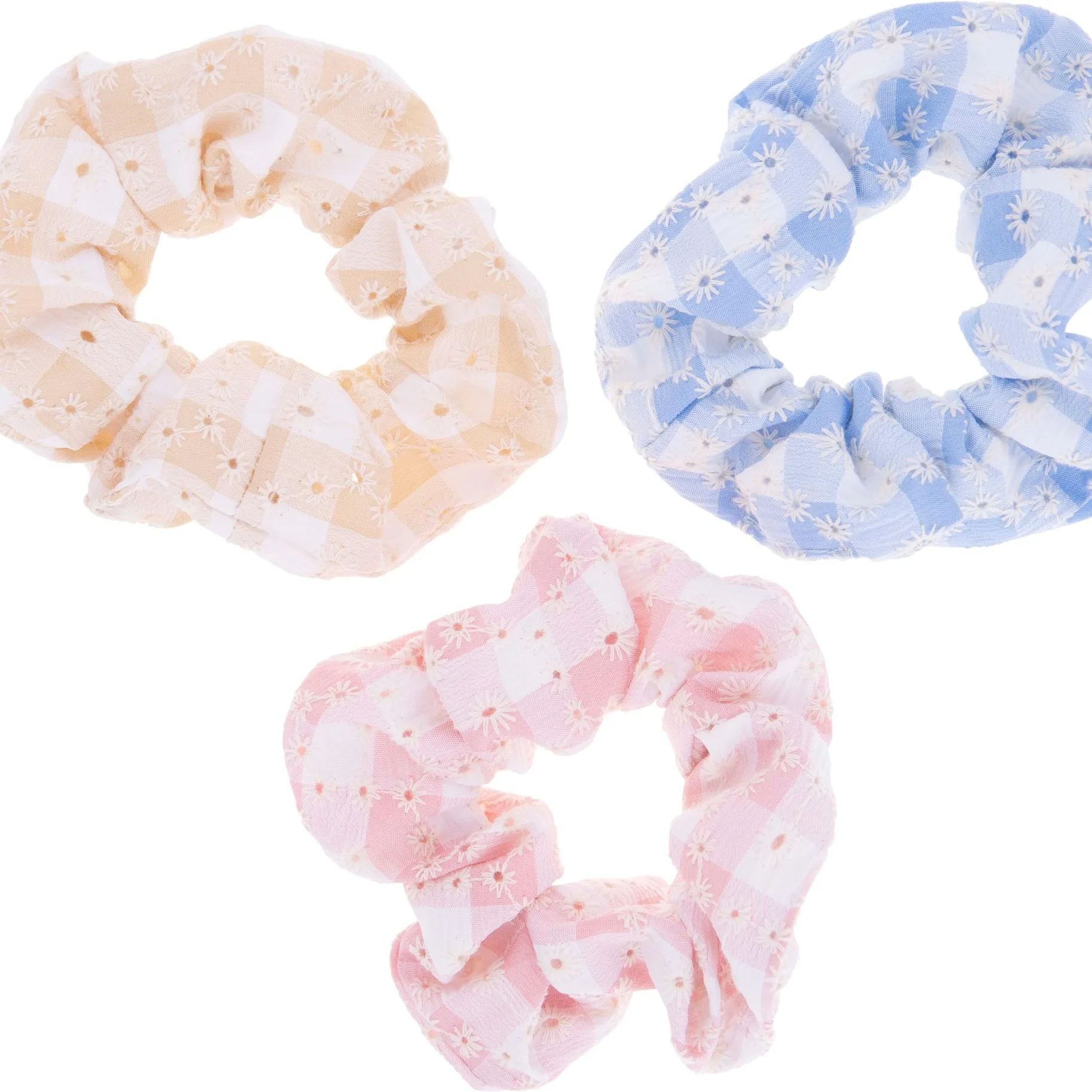 Dazzling Scrunchie 3-Pack Flower