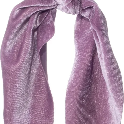 Dazzling Scrunchie Tail Velvet Purple