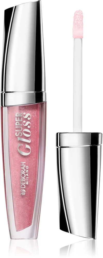 Deborah Milano Super Gloss Återfuktande läppglans med 3D-effekt Skugga 2 Pearly Rose 4.5 g
