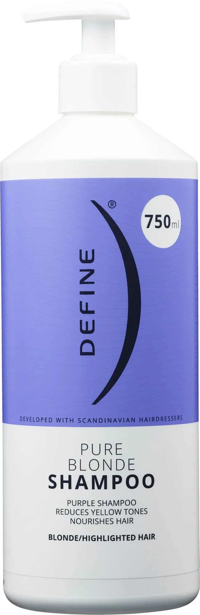 Define Pure Blonde Shampoo 750 ml