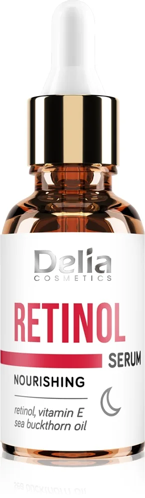 Delia Cosmetics Authentic Beauty Retinol Vårdande nattserum mot rynkor med retinol 30 ml