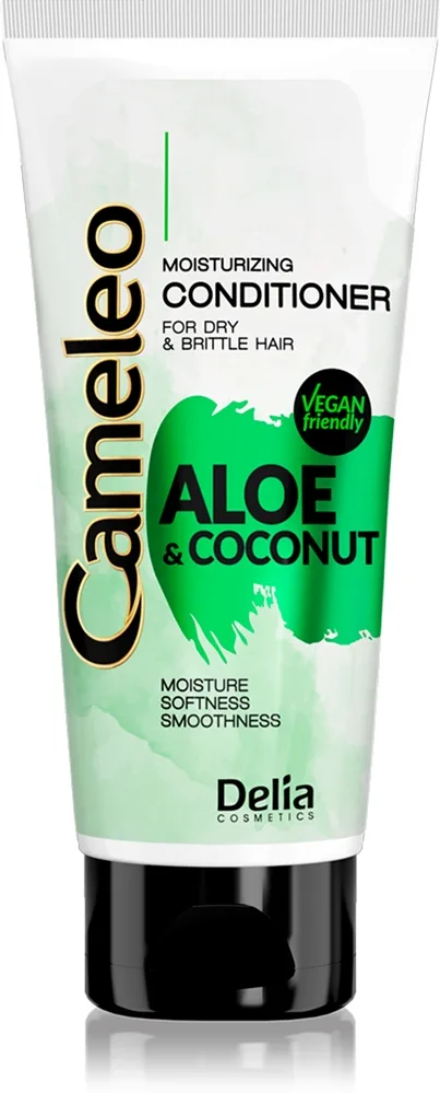 Delia Cosmetics Cameleo Aloe & Coconut Fuktgivande balsam För torrt och sprött hår 200 ml