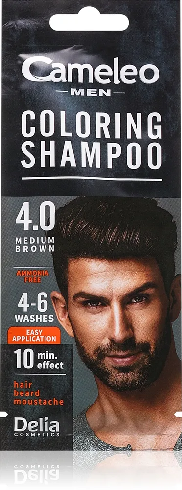 Delia Cosmetics Cameleo Coloring Shampoo sävyttävä shampoo hiuksiin miehille 15 ml