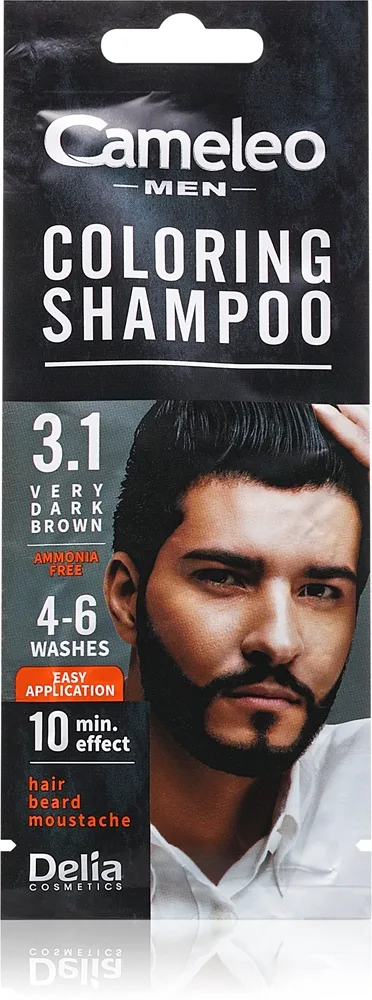 Delia Cosmetics Cameleo Coloring Shampoo sävyttävä shampoo hiuksiin miehille 15 ml
