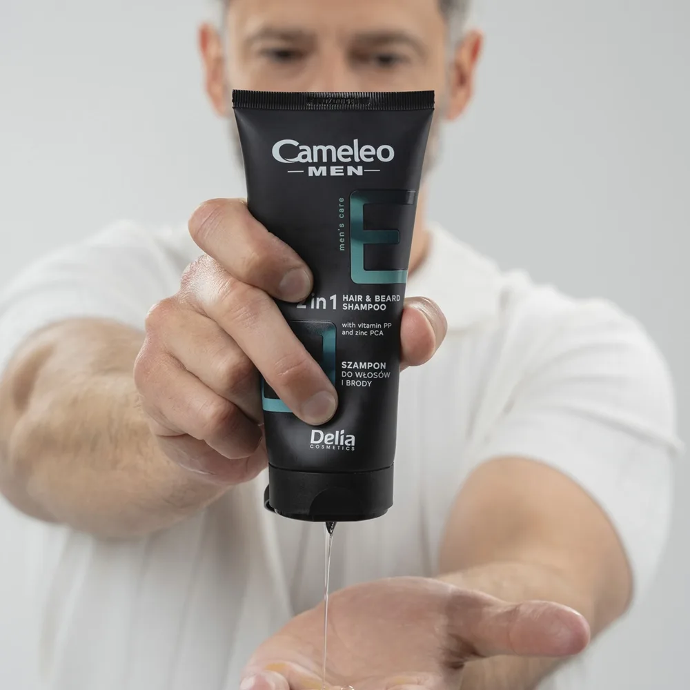 Delia Cosmetics Cameleo Men Shampoo og kropsvask til hår, skæg og krop 150 ml