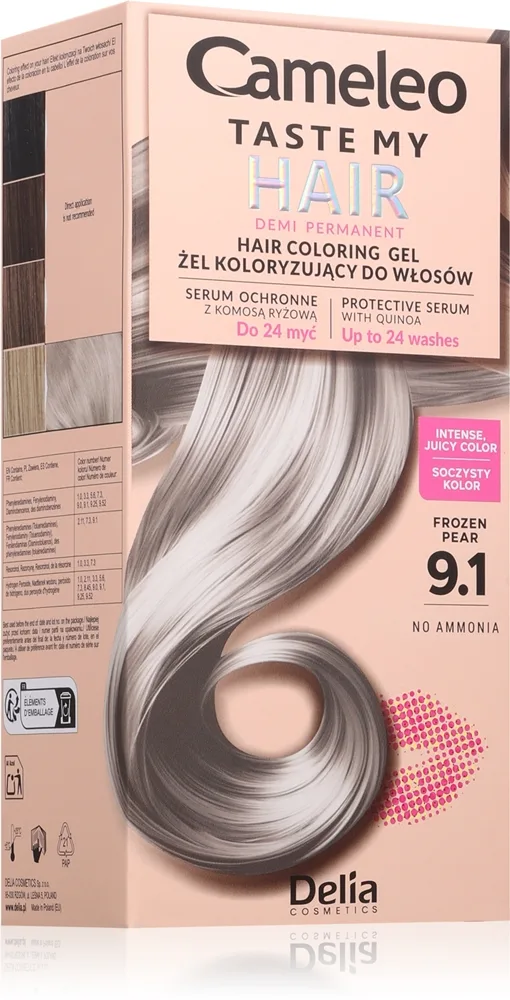 Delia Cosmetics Cameleo Taste My Hair hiusten kevytväri sävy 9.1 Frozen Pear 1 kpl