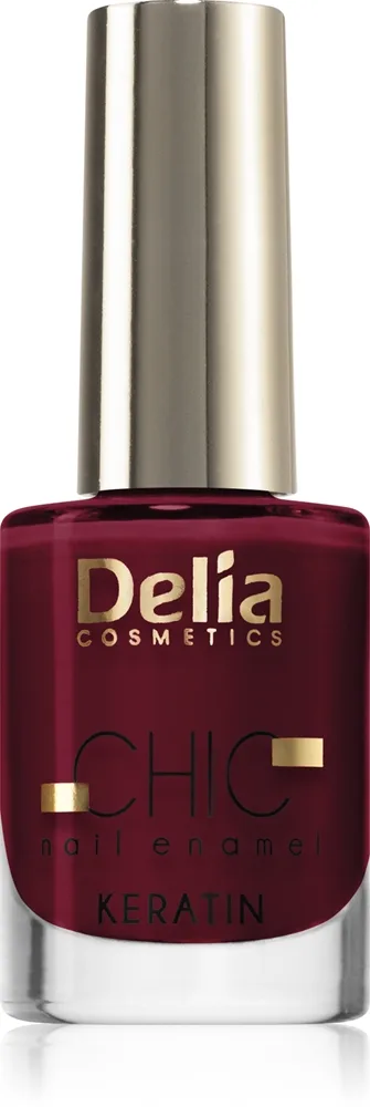 Delia Cosmetics Chic kynsilakka sisältää keratiinia sävy Passion 10 11 ml