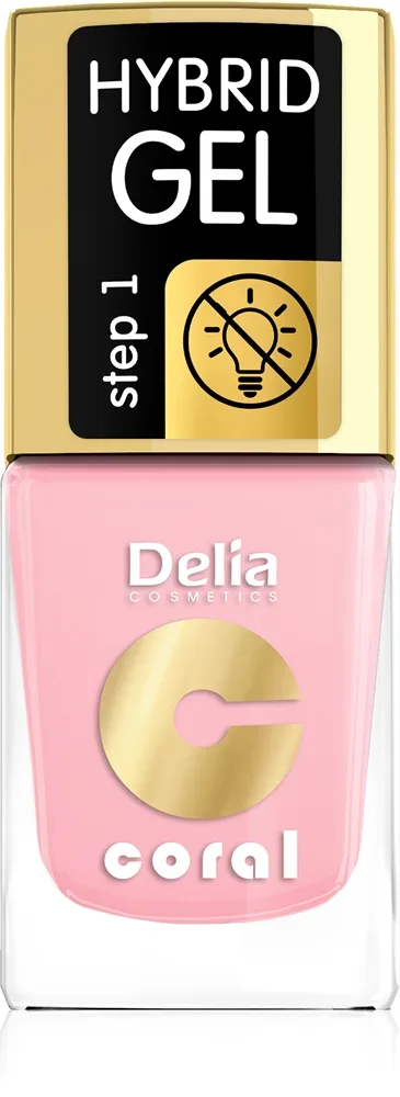 Delia Cosmetics Coral Nail Enamel Hybrid Gel geelikynsilakka sävy 04 11 ml