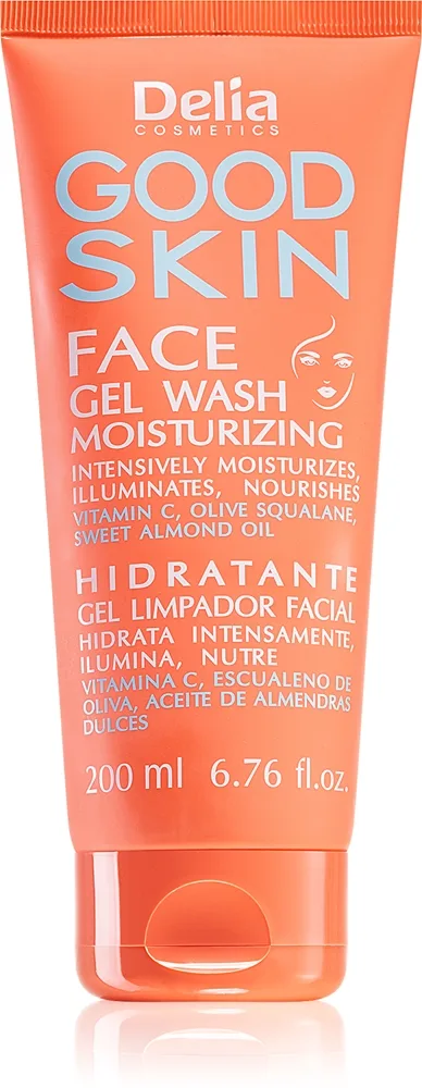 Delia Cosmetics Good Skin Fuktgivande reningsgel för ansikte 200 ml