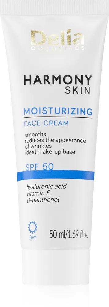 Delia Cosmetics Harmony Skin kosteuttava kasvovoide SPF 50 50 ml
