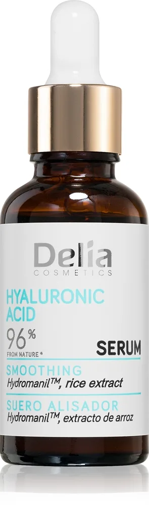 Delia Cosmetics Hyaluronic Acid Mjukgörande serum för ansikte 30 ml