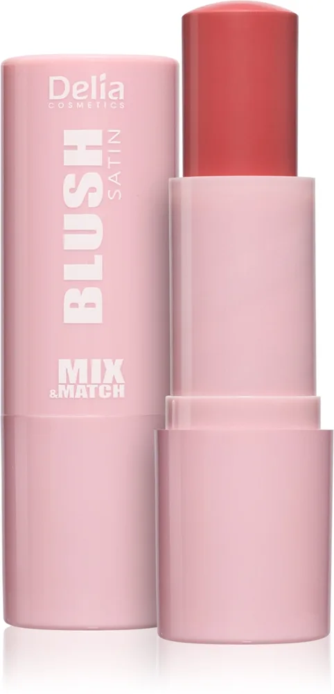 Delia Cosmetics Mix&Match Blush Satin multifunktionales Make-up für Augen, Lippen und Gesicht Farbton 01 Powder Peach 9 g