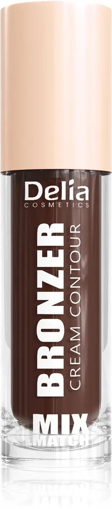Delia Cosmetics Mix&Match Bronzer Cream Contur nestemäinen aurinkopuuteri sävy 06 4 ml
