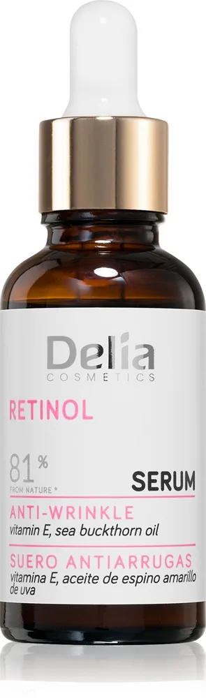 Delia Cosmetics Retinol Anti-Wrinkle Serum Anti-rynke serum med retinol 30 ml