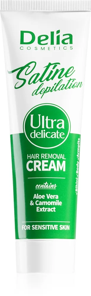 Delia Cosmetics Satine Depilation Ultra-Delicate Hårfjerningsspray til sensitiv hud