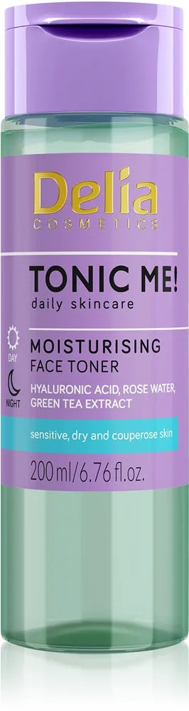 Delia Cosmetics Tonic Me! Fugtende toner dag og nat 200 ml