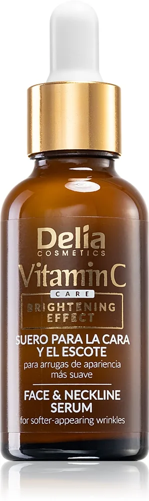 Delia Cosmetics Vitamin C Lysnende C-vitaminserum til ansigt og hals 30 ml