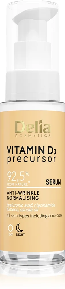 Delia Cosmetics Vitamin D3 Precursor ryppyjä ehkäisevä seerumi 30 ml